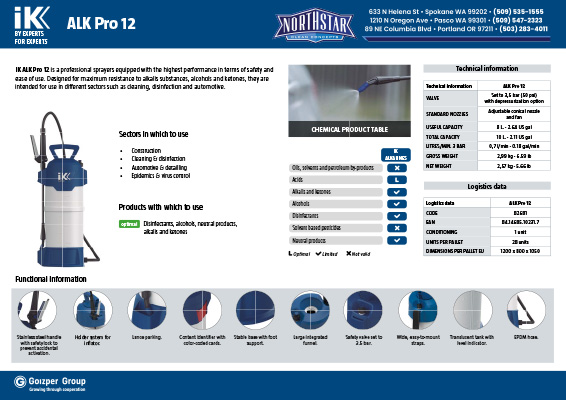 iK ALK Pro 12 Product Sheet