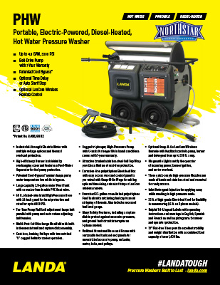 PHW Series Product Sheet