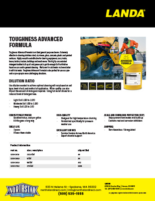 Toughness Adv Product Sheet