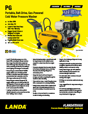 PG Series Product Sheet
