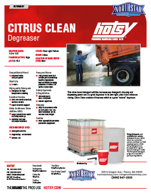 Citrus Clean Product Sheet