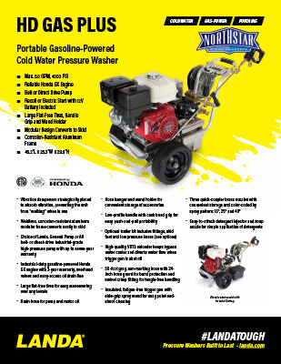 Product Sheet Landa HD Gas Plus Series