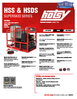 Hotsy HSS & HSDS Superskid Product Sheet