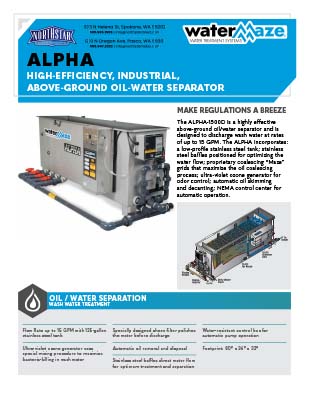 Alpha-1500D Product Sheet