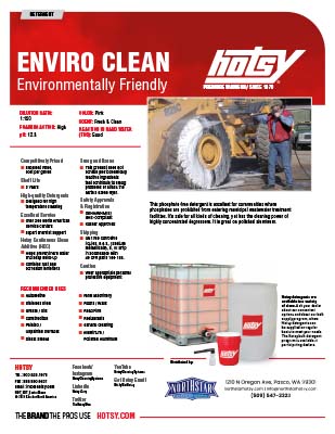 Enviro-Clean Product Sheet