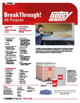 Breakthrough! Product Sheet