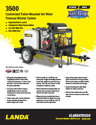 3500 Trailer Product Sheet