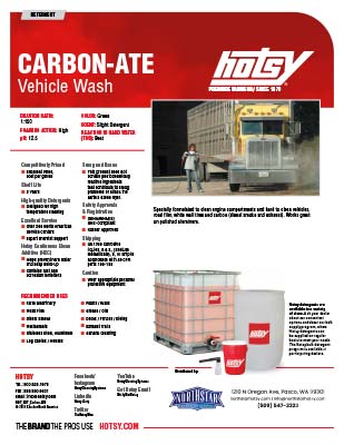 Carbon-Ate Product Sheet