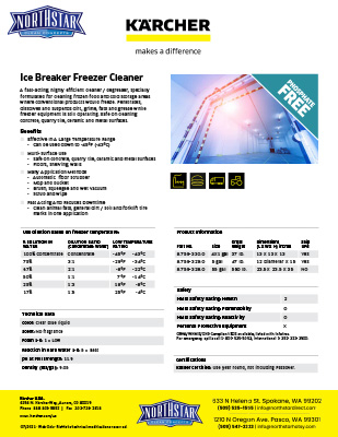 Ice Breaker Product Sheet