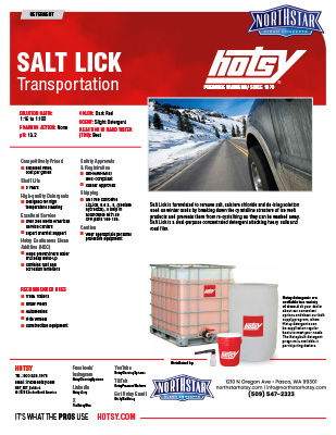 Salt Lick Product Sheet