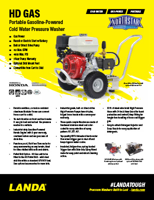 HD Gas Series Product Sheet