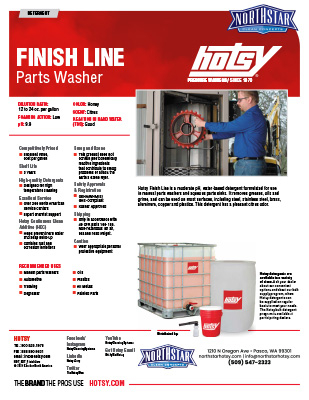 Finish Line Product Sheet